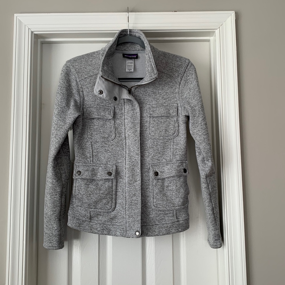 Patagonia zip and snap coat